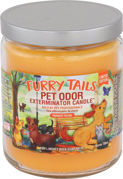 Pet odor eliminator candles