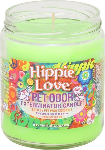 Pet odor eliminator candles