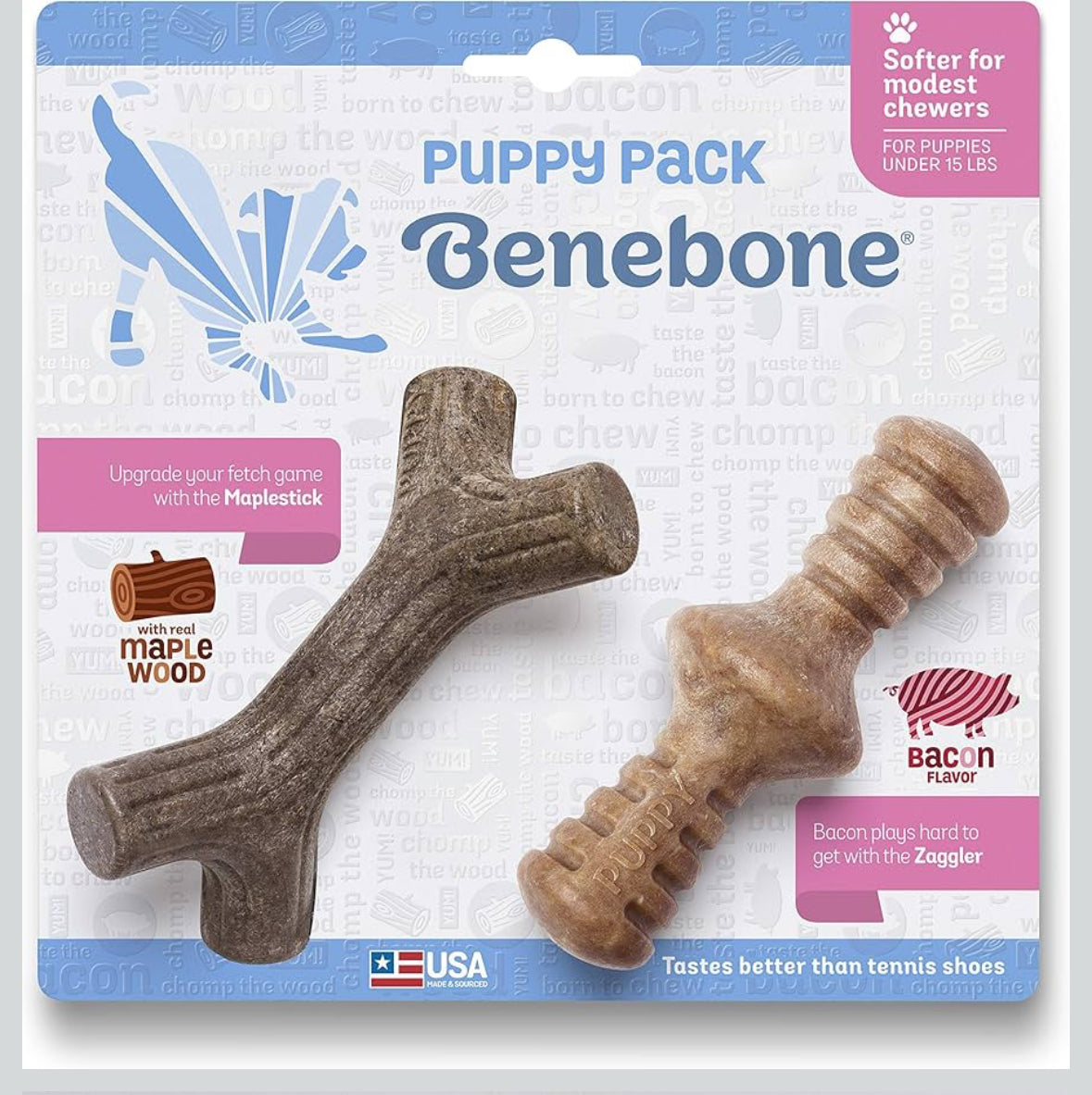 Benebone puppy 2 pack