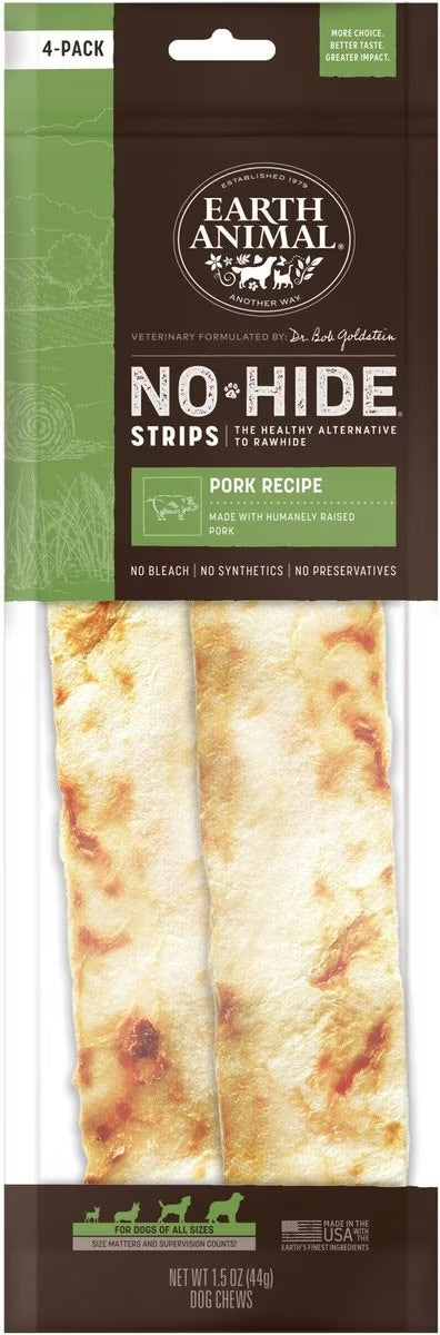 Earth animal no hide strips 4pk