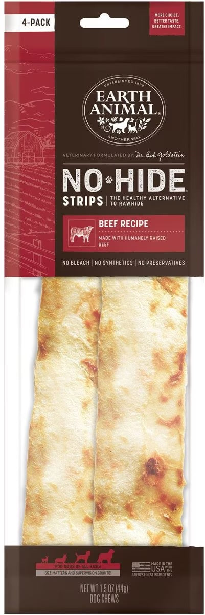 Earth animal no hide strips 4pk