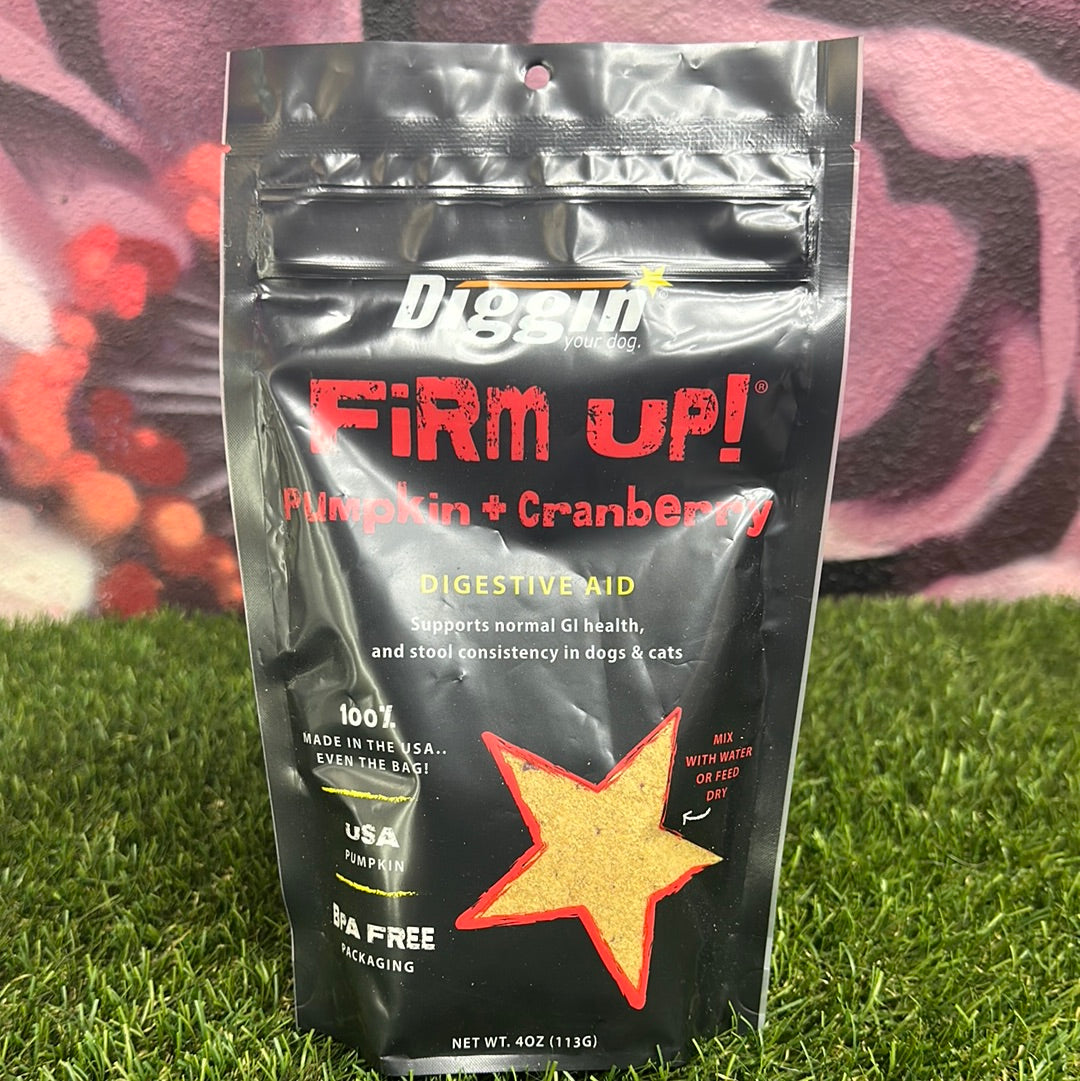 Firm up pumpkin and cranberry