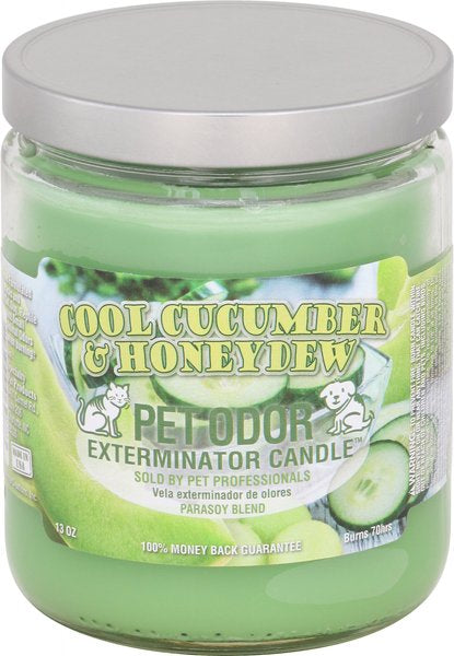 Pet odor eliminator candles
