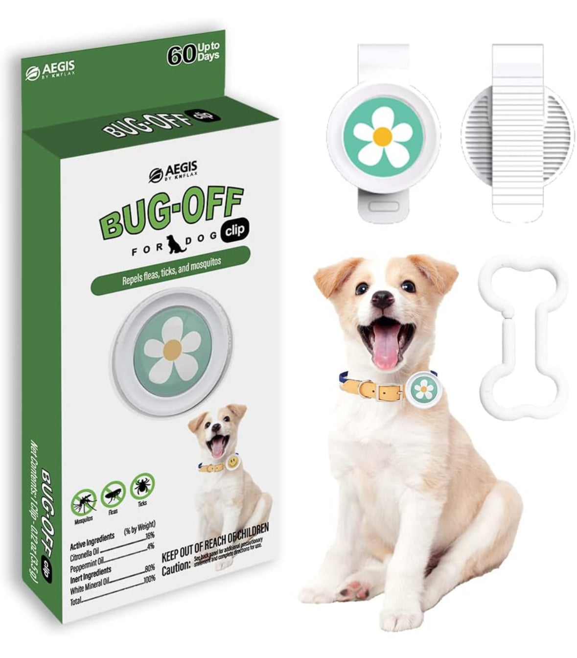 Bug-off flea & tick collar