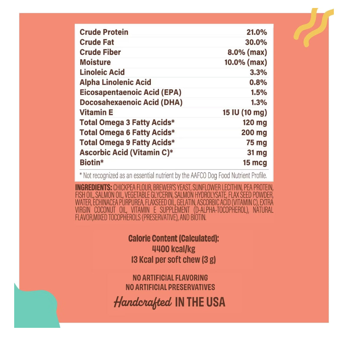 Skin & coat chews