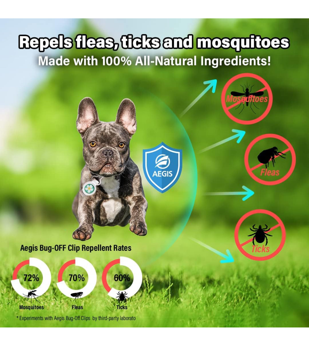 Bug-off flea & tick collar