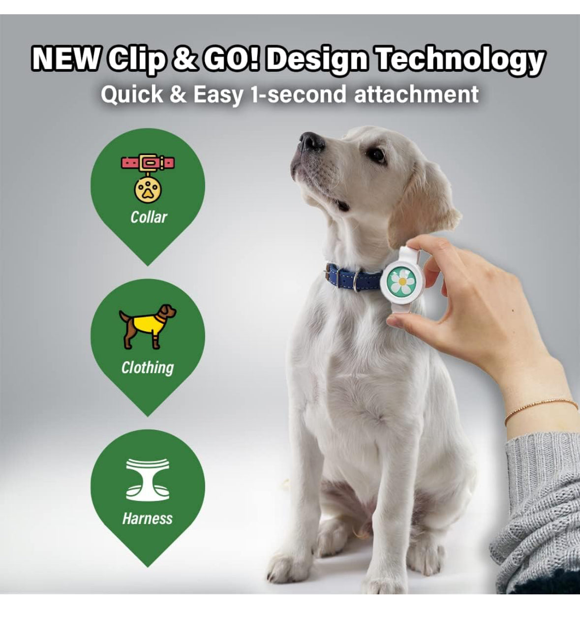 Bug-off flea & tick collar
