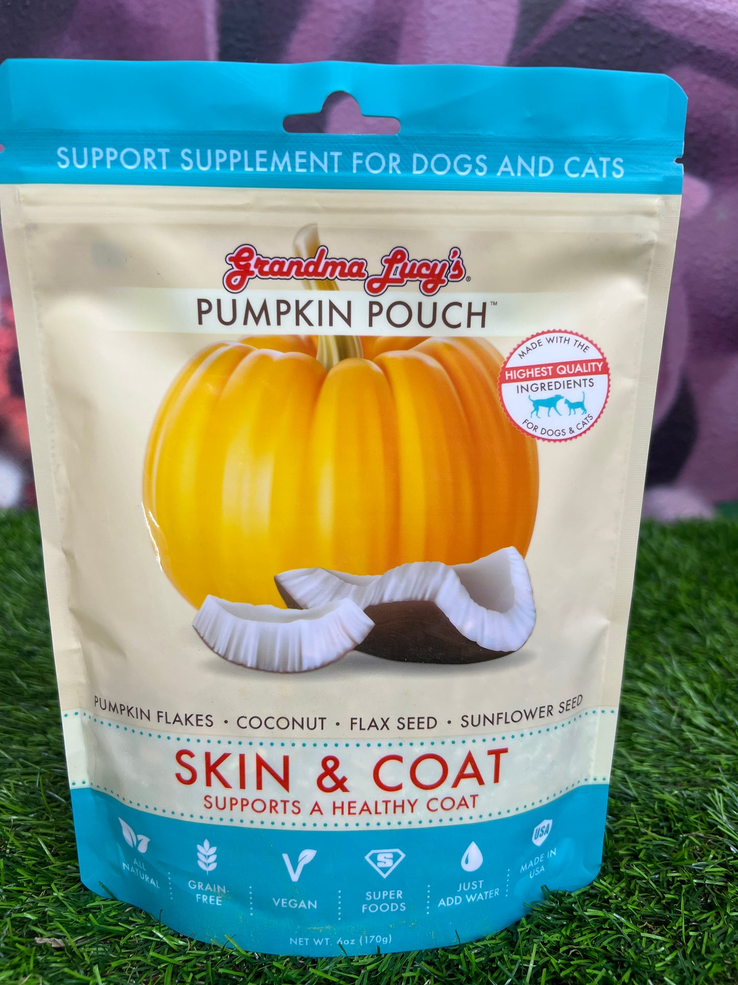 Grandma Lucy’s Pumpkin Pouch Skin and Coat 6oz