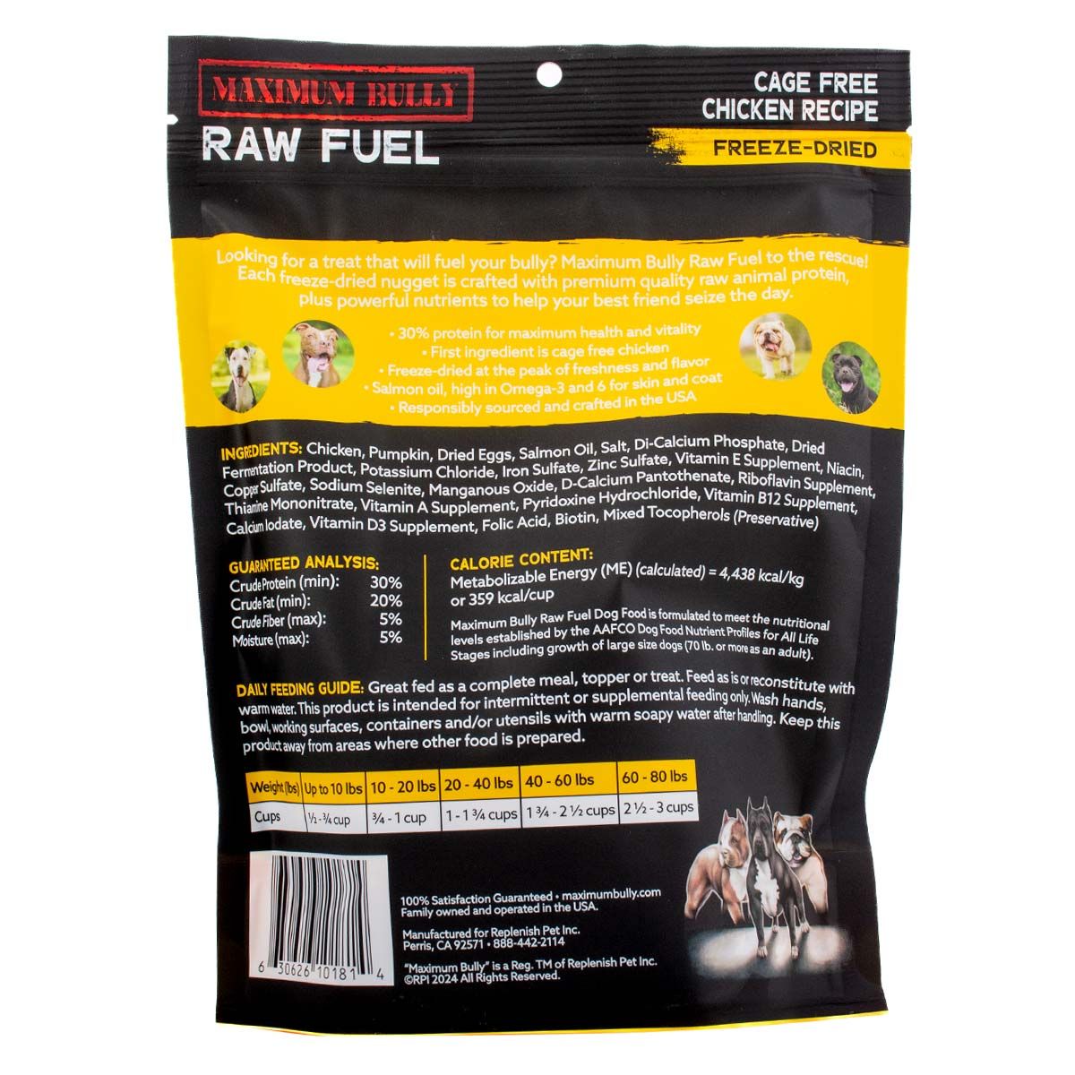 Maximum bully raw fuel treats