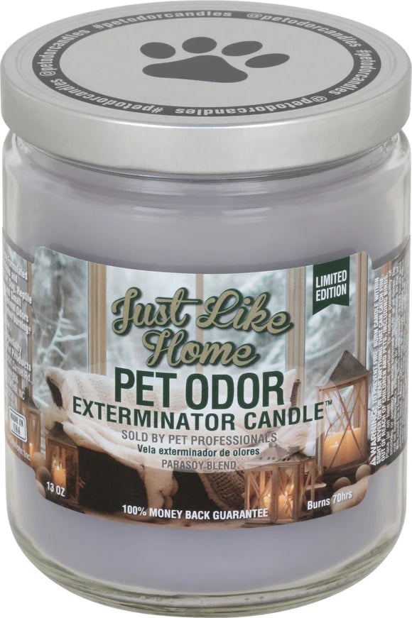 Pet odor eliminator candles