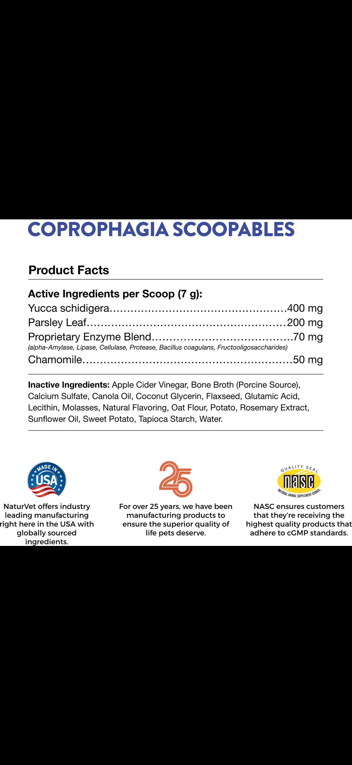 "NaturVet Coprophagia (Supplement)