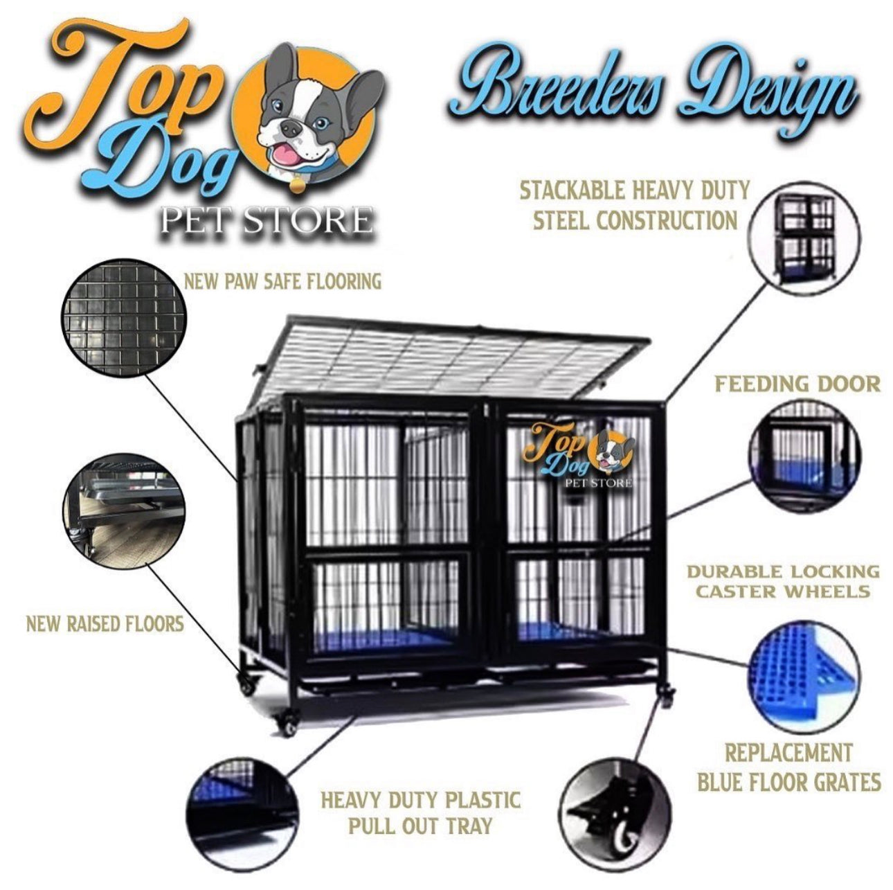 43"/ 37” Pet Kennel