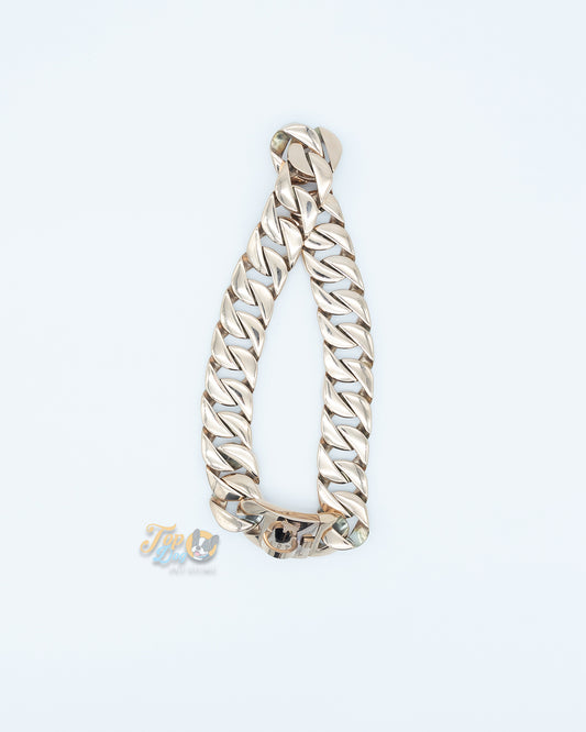 Big Dog Cuban Rose Gold Link 22"