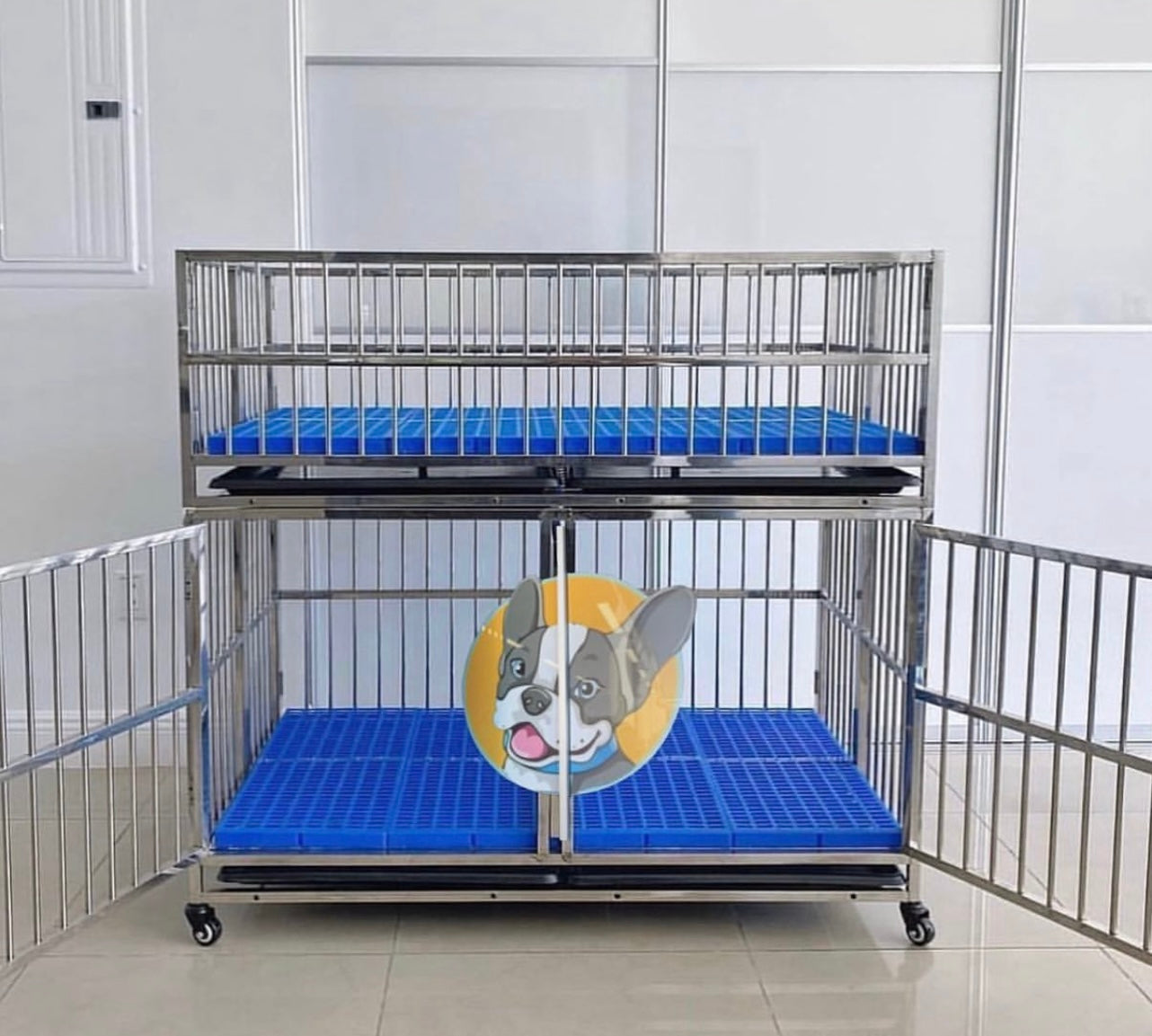 Whelping Kennel 50inch chrome