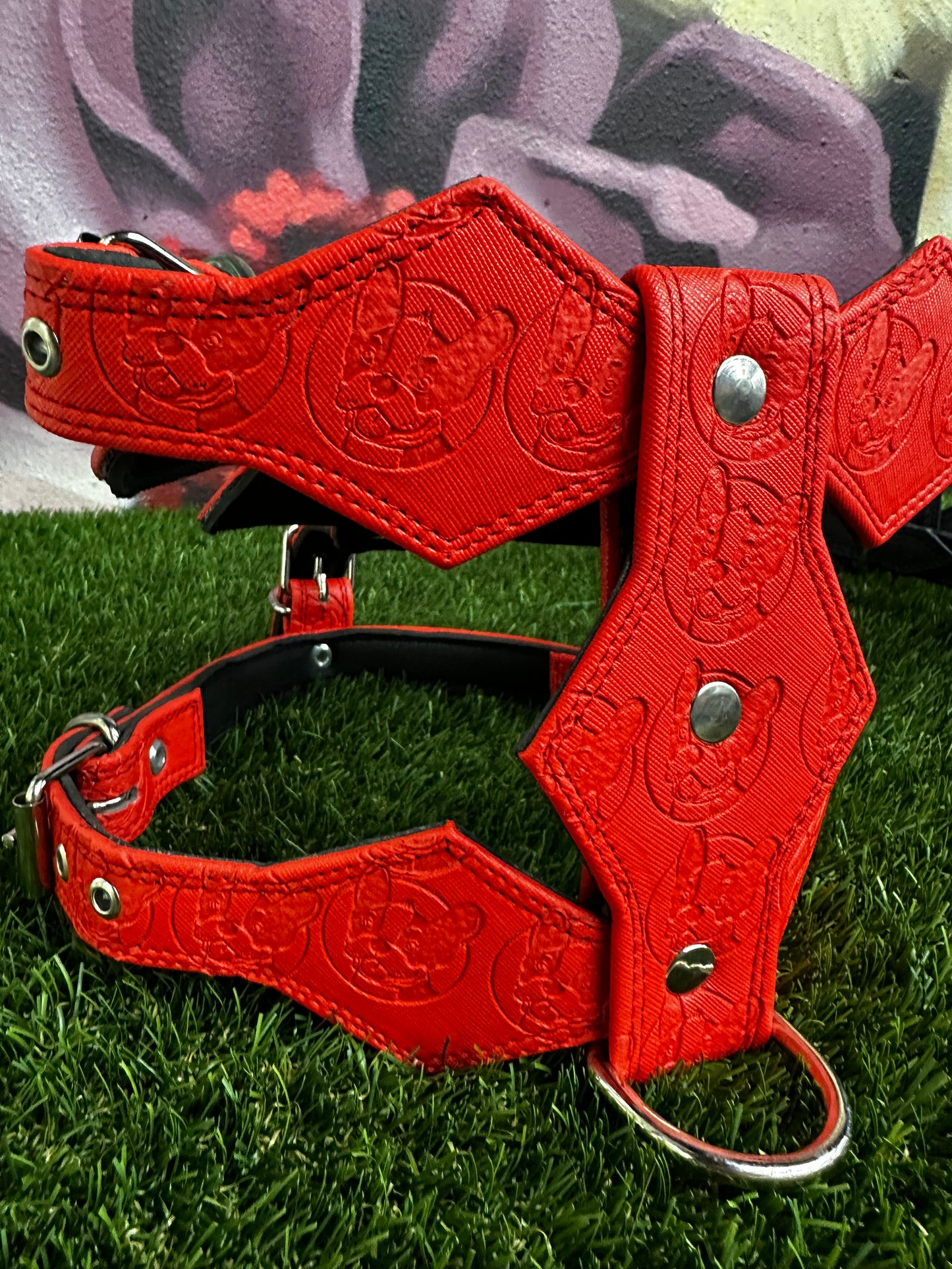 Top Dog Harness Red