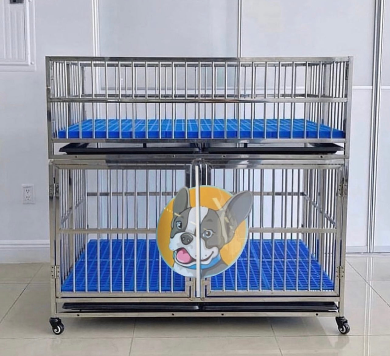 Whelping Kennel 50inch chrome