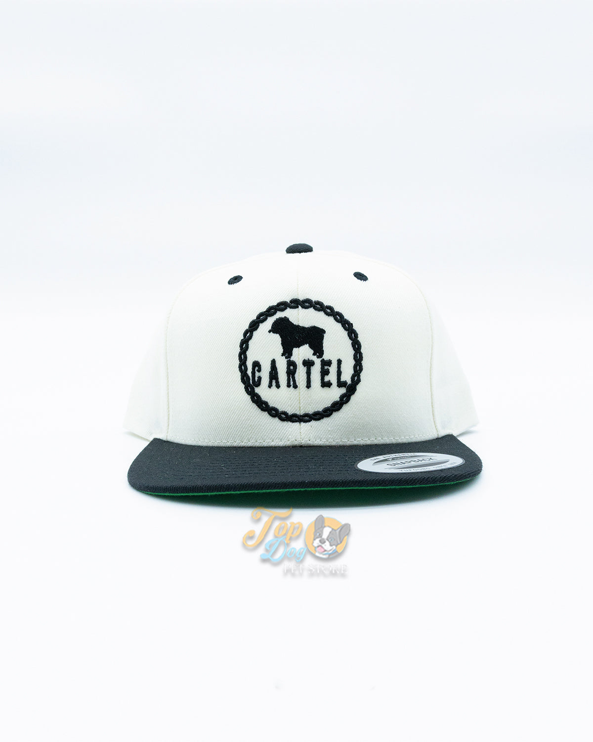 Black & White" Bulldog Cartel" Snapback