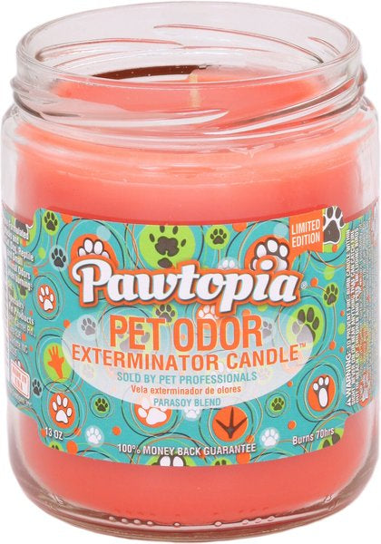 Pet odor eliminator candles