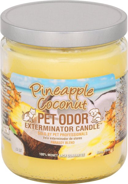 Pet odor eliminator candles