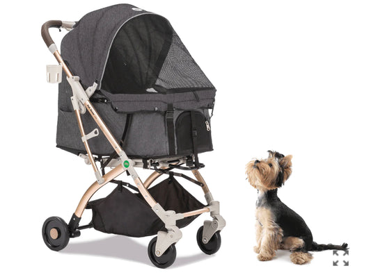 Pet rover lite stroller black