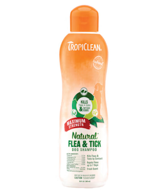 Tropiclean flea & tick shampoo